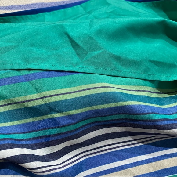 Loft Outlet Sleeveless Scoop Neck Striped Dress - Picture 7 of 9